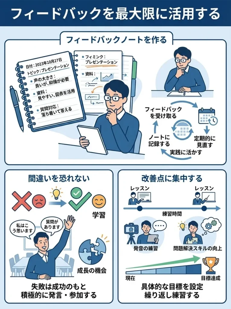 3. フィードバックを最大限に活用する