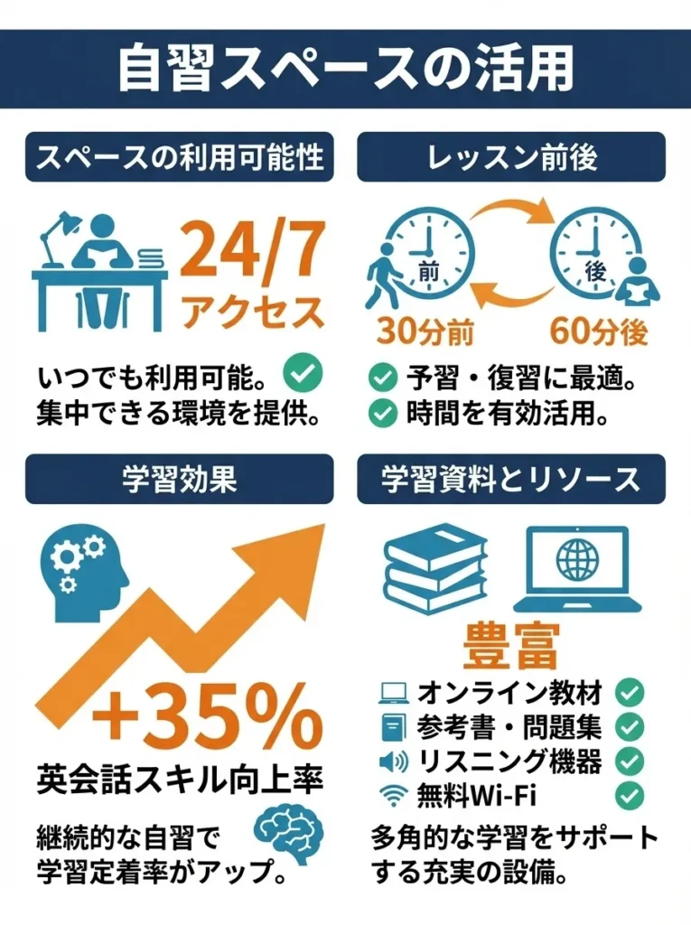 自習スペースの活用