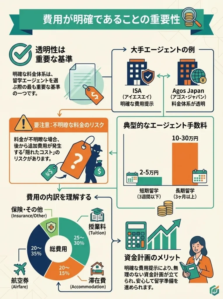 費用が明確であることの重要性
