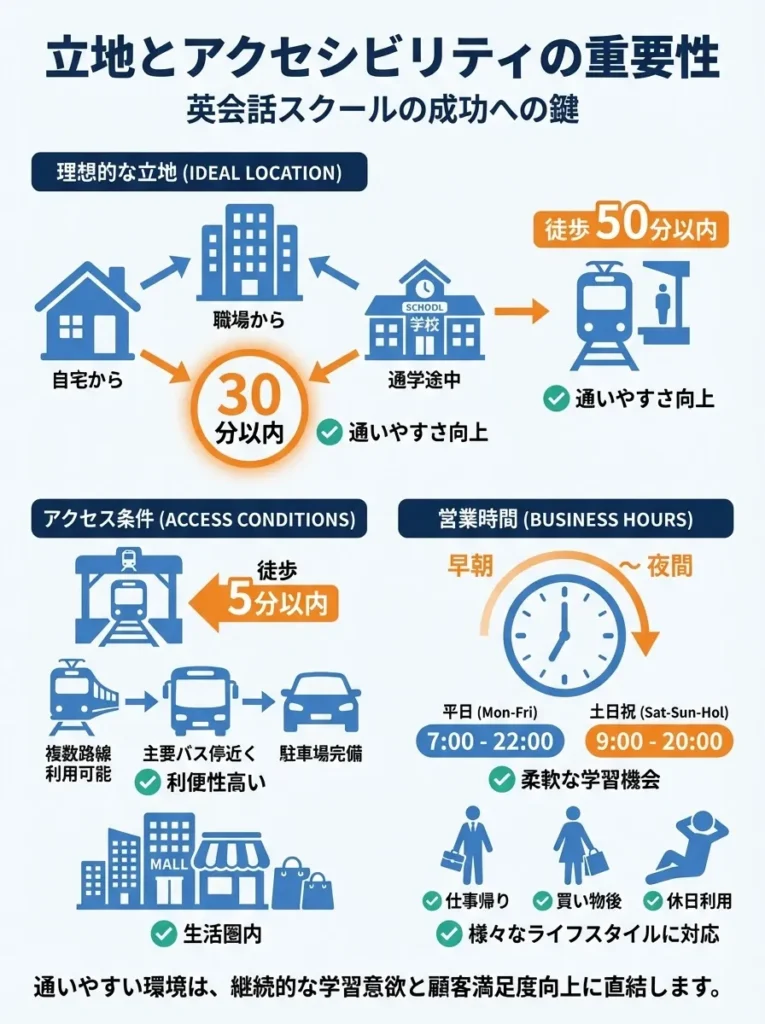 立地とアクセシビリティの重要性