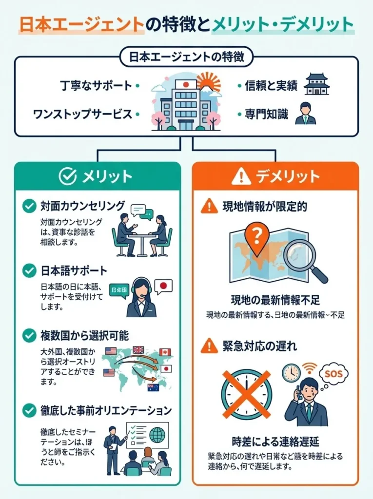 日本エージェントの特徴とメリット・デメリット