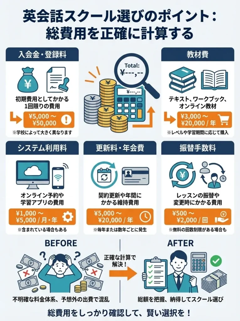 ポイント1:総費用を正確に計算する