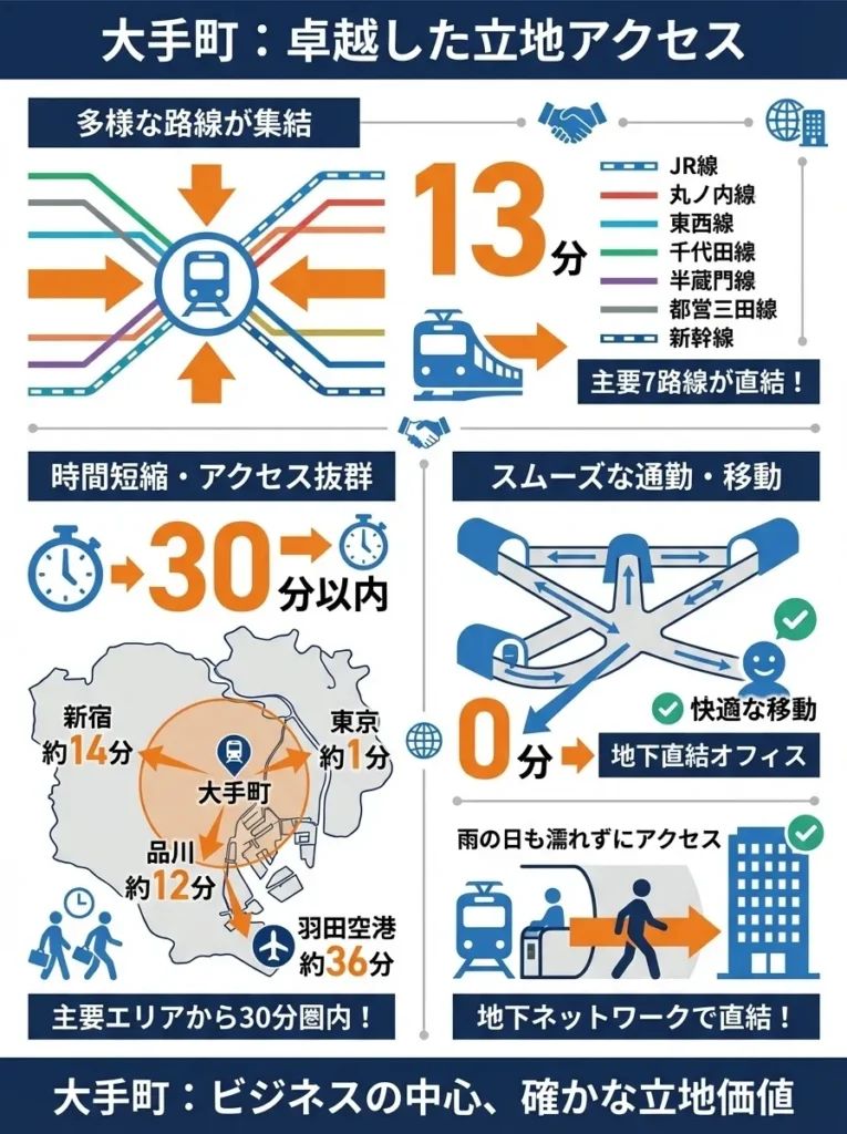 アクセス抜群の立地条件