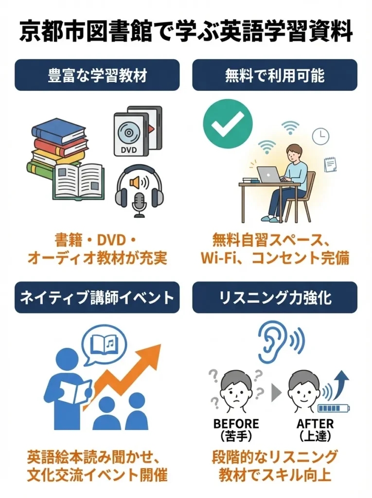 図書館の英語学習資料