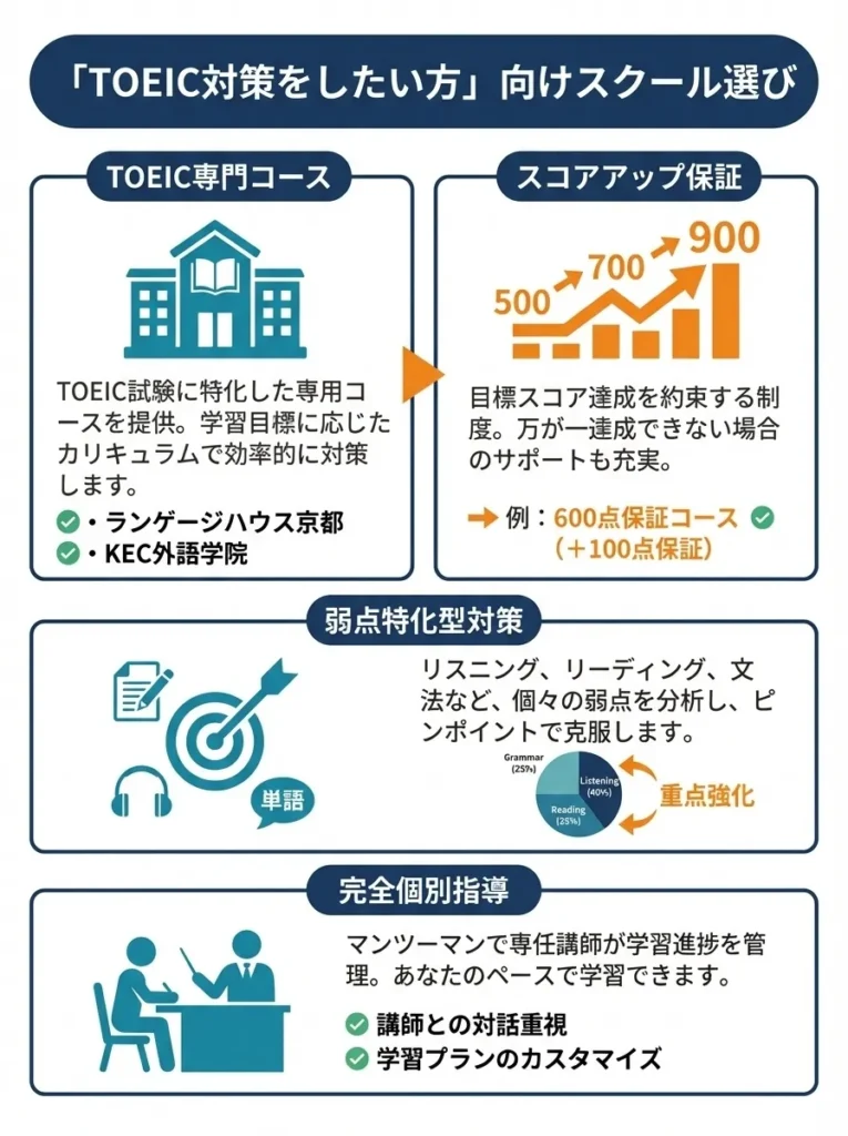 TOEIC対策をしたい方