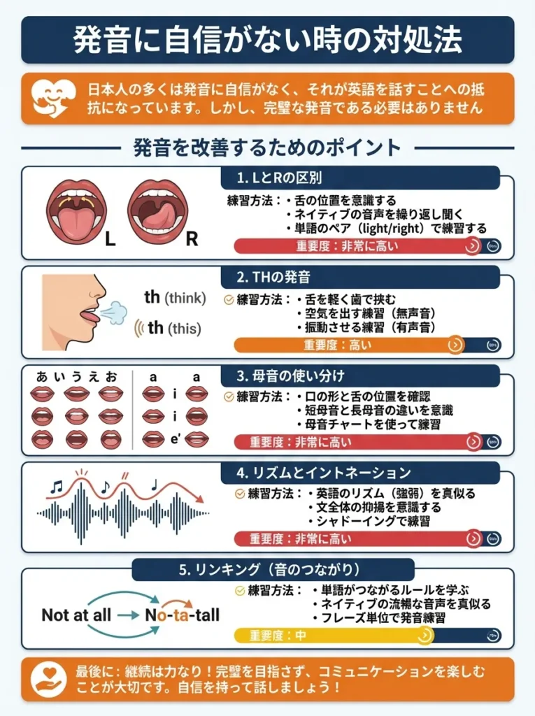 発音に自信がない時の対処法