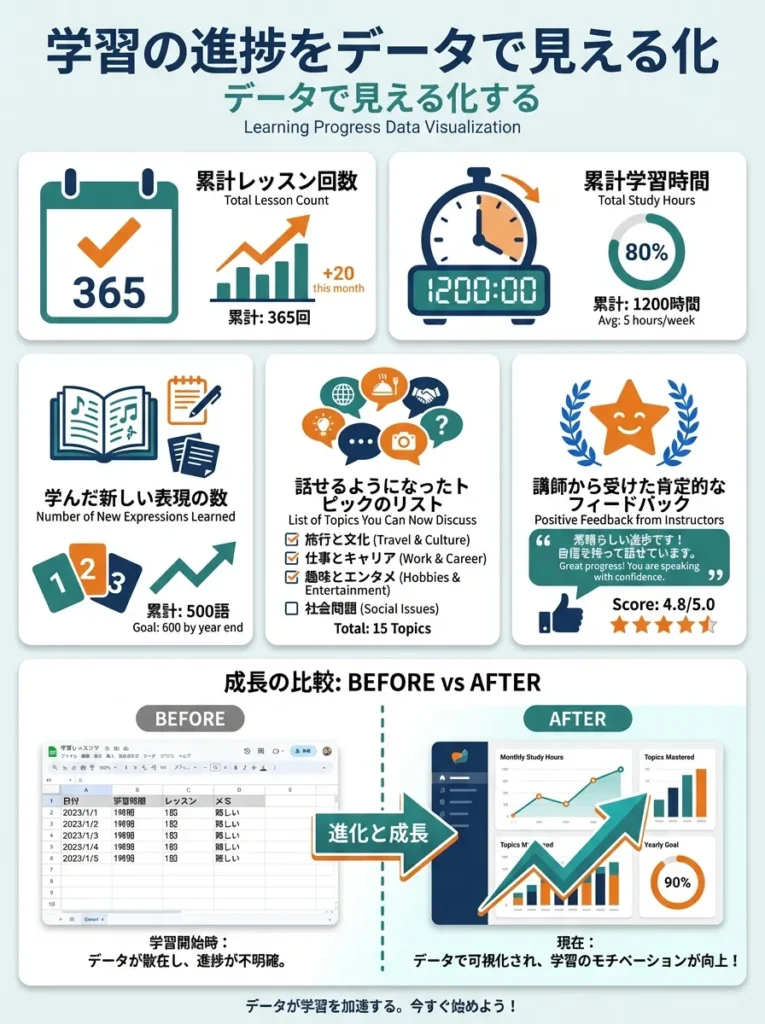 秘訣7 データで見える化する